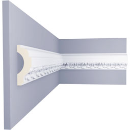 Ekena Millwork - PML02X01CA - Endurathane Caleb Panel Moulding, 2 3/8"H x 7/8"P x 96"L, Factory Primed