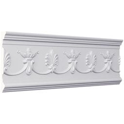 Ekena Millwork - PML11X02BE - Endurathane Beckham Panel Moulding, 10 5/8"H x 1 1/2"P x 94 1/2"L, Factory Primed
