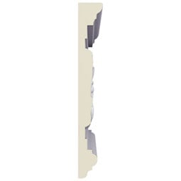 Ekena Millwork - PML11X02BE - Endurathane Beckham Panel Moulding, 10 5/8"H x 1 1/2"P x 94 1/2"L, Factory Primed