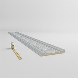 Ekena Millwork - PML11X02BE - Endurathane Beckham Panel Moulding, 10 5/8"H x 1 1/2"P x 94 1/2"L, Factory Primed