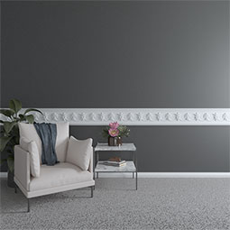 Ekena Millwork - PML11X02BE - Endurathane Beckham Panel Moulding, 10 5/8"H x 1 1/2"P x 94 1/2"L, Factory Primed