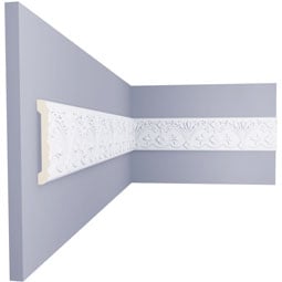 Ekena Millwork - PML06X01BR - Endurathane Braden Panel Moulding, 5 7/8"H x 3/4"P x 94 1/2"L, Factory Primed