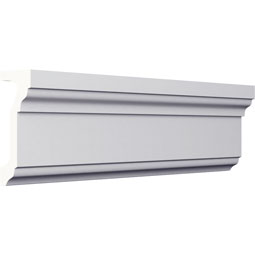 Ekena Millwork - PML05X02AR - Endurathane Arwen Panel Moulding, 5"H x 2 1/8"P x 96"L, Factory Primed