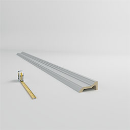 Ekena Millwork - PML05X02AR - Endurathane Arwen Panel Moulding, 5"H x 2 1/8"P x 96"L, Factory Primed