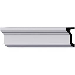 Ekena Millwork - PML05X02AR - Endurathane Arwen Panel Moulding, 5"H x 2 1/8"P x 96"L, Factory Primed