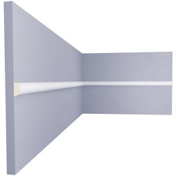 Ekena Millwork - PML01X01RD - Endurathane Reid Panel Moulding, 1 3/8"H x 3/4"P x 96"L, Factory Primed