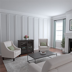 Ekena Millwork - PML01X01RD - Endurathane Reid Panel Moulding, 1 3/8"H x 3/4"P x 96"L, Factory Primed