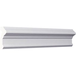 Ekena Millwork - PML02X01SM - Endurathane Samanatha Panel Moulding, 2"H x 1"P x 96"L, Factory Primed