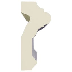Ekena Millwork - PML02X01SM - Endurathane Samanatha Panel Moulding, 2"H x 1"P x 96"L, Factory Primed