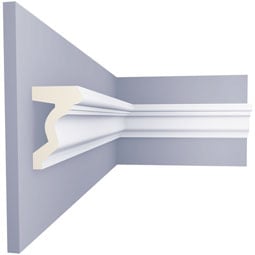 Ekena Millwork - PML03X02LO - Endurathane Lorenzo Panel Moulding, 3"H x 1 7/8"P x 96"L, Factory Primed