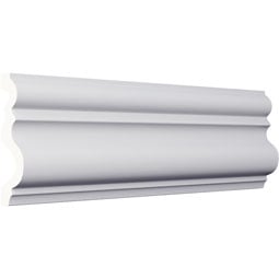 Ekena Millwork - PML03X01MA - Endurathane Maureen Panel Moulding, 3 1/8"H x 7/8"P x 96"L, Factory Primed
