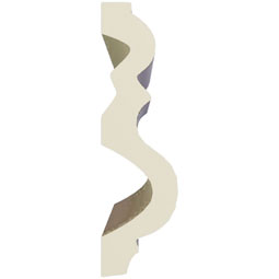 Ekena Millwork - PML03X01MA - Endurathane Maureen Panel Moulding, 3 1/8"H x 7/8"P x 96"L, Factory Primed