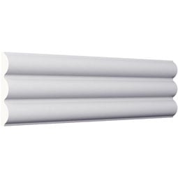 Ekena Millwork - PML03X01AD - Endurathane Alden Panel Moulding, 3"H x 1/2"P x 96"L, Factory Primed