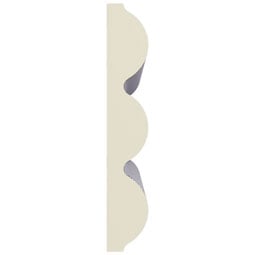 Ekena Millwork - PML03X01AD - Endurathane Alden Panel Moulding, 3"H x 1/2"P x 96"L, Factory Primed