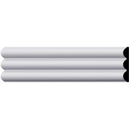 Ekena Millwork - PML03X01AD - Endurathane Alden Panel Moulding, 3"H x 1/2"P x 96"L, Factory Primed