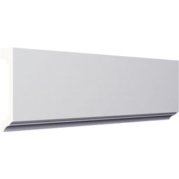Ekena Millwork - PML06X02OL - Endurathane Olive Panel Moulding, 6 1/4"H x 1 5/8"P x 96"L, Factory Primed