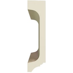 Ekena Millwork - PML06X02OL - Endurathane Olive Panel Moulding, 6 1/4"H x 1 5/8"P x 96"L, Factory Primed