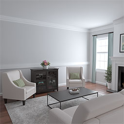 Ekena Millwork - PML06X02OL - Endurathane Olive Panel Moulding, 6 1/4"H x 1 5/8"P x 96"L, Factory Primed