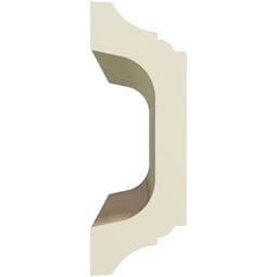 Ekena Millwork - PML05X02SA - Endurathane Saul Panel Moulding, 4 1/2"H x 1 5/8"P x 96"L, Factory Primed