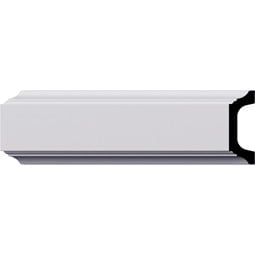 Ekena Millwork - PML05X02SA - Endurathane Saul Panel Moulding, 4 1/2"H x 1 5/8"P x 96"L, Factory Primed
