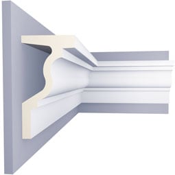 Ekena Millwork - PML05X02PA - Endurathane Paula Panel Moulding, 4 1/2"H x 2 3/8"P x 96"L, Factory Primed