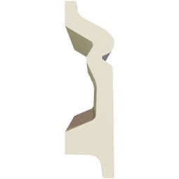 Ekena Millwork - PML03X01KA - Endurathane Katelyn Panel Moulding, 3 1/8"H x 3/4"P x 96"L, Factory Primed