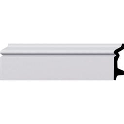 Ekena Millwork - PML03X01KA - Endurathane Katelyn Panel Moulding, 3 1/8"H x 3/4"P x 96"L, Factory Primed