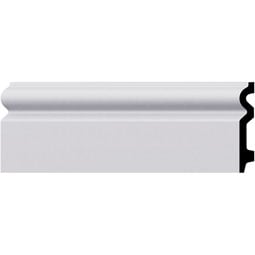 Ekena Millwork - PML04X01AU - Endurathane Autumn Panel Moulding, 3 7/8"H x 5/8"P x 96"L, Factory Primed
