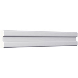 Ekena Millwork - PML02X01MS - Endurathane Maisey Panel Moulding, 1 1/2"H x 1/2"P x 96"L, Factory Primed
