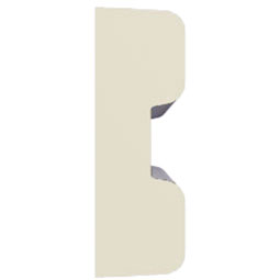 Ekena Millwork - PML02X01MS - Endurathane Maisey Panel Moulding, 1 1/2"H x 1/2"P x 96"L, Factory Primed