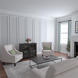 Ekena Millwork - PML02X01MS - Endurathane Maisey Panel Moulding, 1 1/2"H x 1/2"P x 96"L, Factory Primed