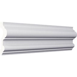 Ekena Millwork - PML03X01KO - Endurathane Kora Panel Moulding, 2 7/8"H x 1"P x 96"L, Factory Primed
