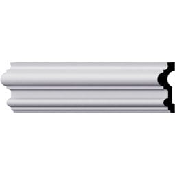 Ekena Millwork - PML03X01KO - Endurathane Kora Panel Moulding, 2 7/8"H x 1"P x 96"L, Factory Primed