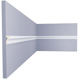 Ekena Millwork - PML02X01LU - Endurathane Luca Panel Moulding, 2"H x 7/8"P x 96"L, Factory Primed