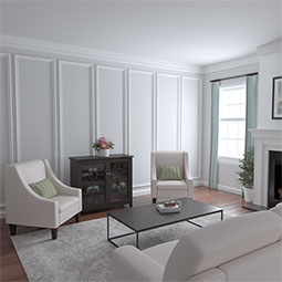 Ekena Millwork - PML02X01LU - Endurathane Luca Panel Moulding, 2"H x 7/8"P x 96"L, Factory Primed