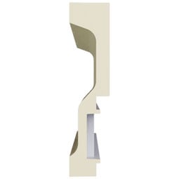 Ekena Millwork - PML05X01AL - Endurathane Alfie Panel Moulding, 5 1/8"H x 1 1/8"P x 94 1/2"L, Factory Primed