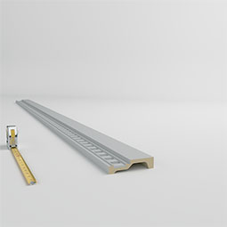 Ekena Millwork - PML05X01AL - Endurathane Alfie Panel Moulding, 5 1/8"H x 1 1/8"P x 94 1/2"L, Factory Primed
