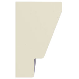 Ekena Millwork - PML02X01PR - Endurathane Pearl Panel Moulding, 1 5/8"H x 1"P x 94 1/2"L, Factory Primed
