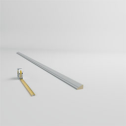 Ekena Millwork - PML02X01PR - Endurathane Pearl Panel Moulding, 1 5/8"H x 1"P x 94 1/2"L, Factory Primed
