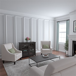 Ekena Millwork - PML02X01PR - Endurathane Pearl Panel Moulding, 1 5/8"H x 1"P x 94 1/2"L, Factory Primed