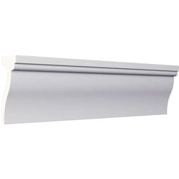 Ekena Millwork - PML03X01DO - Endurathane Dora Panel Moulding, 3 1/8"H x 1 1/4"P x 94 1/2"L, Factory Primed