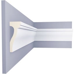 Ekena Millwork - PML03X01DO - Endurathane Dora Panel Moulding, 3 1/8"H x 1 1/4"P x 94 1/2"L, Factory Primed