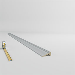 Ekena Millwork - PML03X01DO - Endurathane Dora Panel Moulding, 3 1/8"H x 1 1/4"P x 94 1/2"L, Factory Primed