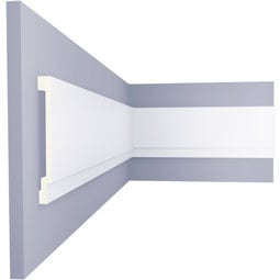 Ekena Millwork - PML10X01CL - Endurathane Clementine Panel Moulding, 9 1/2"H x 1 1/8"P x 94 1/2"L, Factory Primed