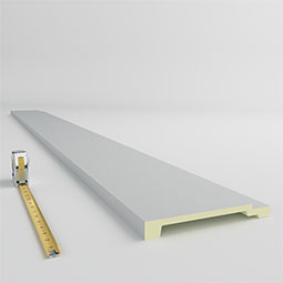 Ekena Millwork - PML10X01CL - Endurathane Clementine Panel Moulding, 9 1/2"H x 1 1/8"P x 94 1/2"L, Factory Primed