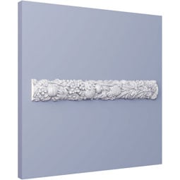 Ekena Millwork - PML02X04DI - Endurathane Diego Panel Moulding, 1 1/2"H x 3 1/2"P x 23 5/8"L, Factory Primed
