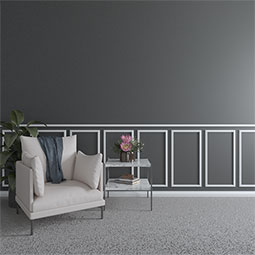 Ekena Millwork - PML01X01KI - Endurathane Kingston Panel Moulding, 1 1/8"H x 5/8"P x 94 1/2"L, Factory Primed