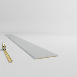 Ekena Millwork - PML08X01MK - Endurathane Mack Panel Moulding, 7 7/8"H x 1/2"P x 94 1/2"L, Factory Primed