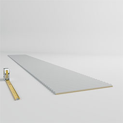 Ekena Millwork - PML13X01MK - Endurathane Mack Panel Moulding, 13"H x 1/2"P x 94 1/2"L, Factory Primed