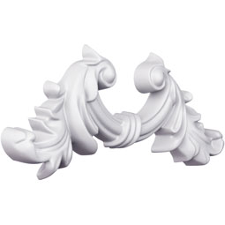 Ekena Millwork - PML05X05EZ - Endurathane Finn Panel Moulding Corner, 6 1/8"W x 5 1/8"H x 3/4"P (matches moulding PML01X01FI), Factory Primed